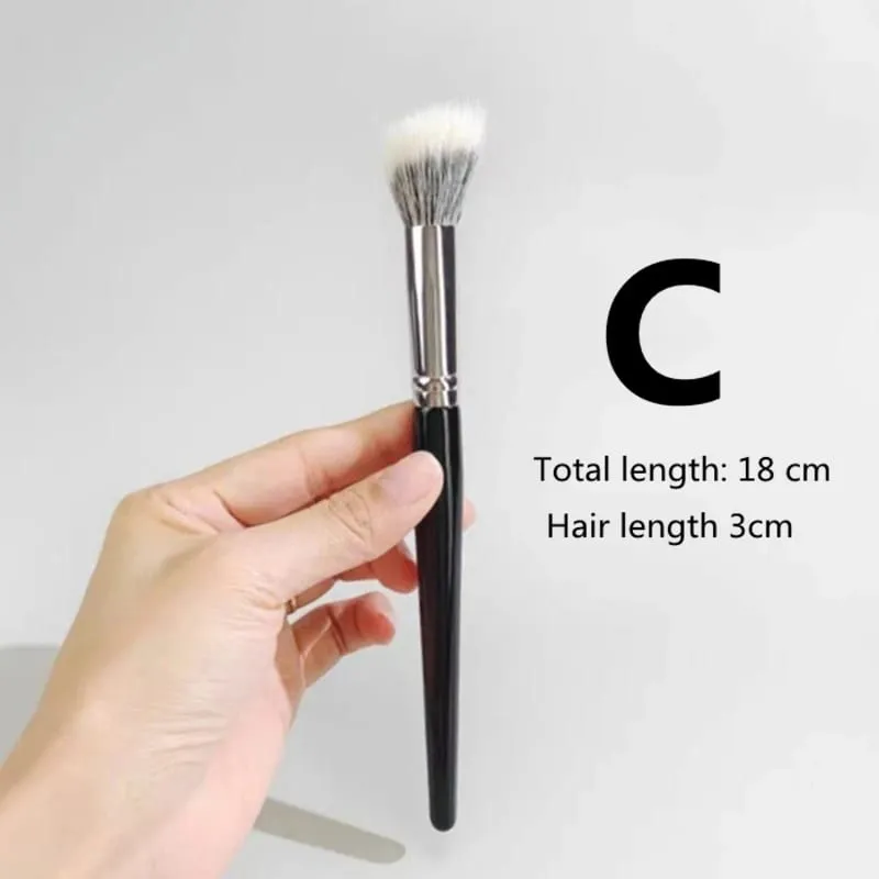 Stippling Highlight Makeup Brushes Blush Goat Hair Multifunctional Beauty Foundation Make Up Brush Tools — image 23