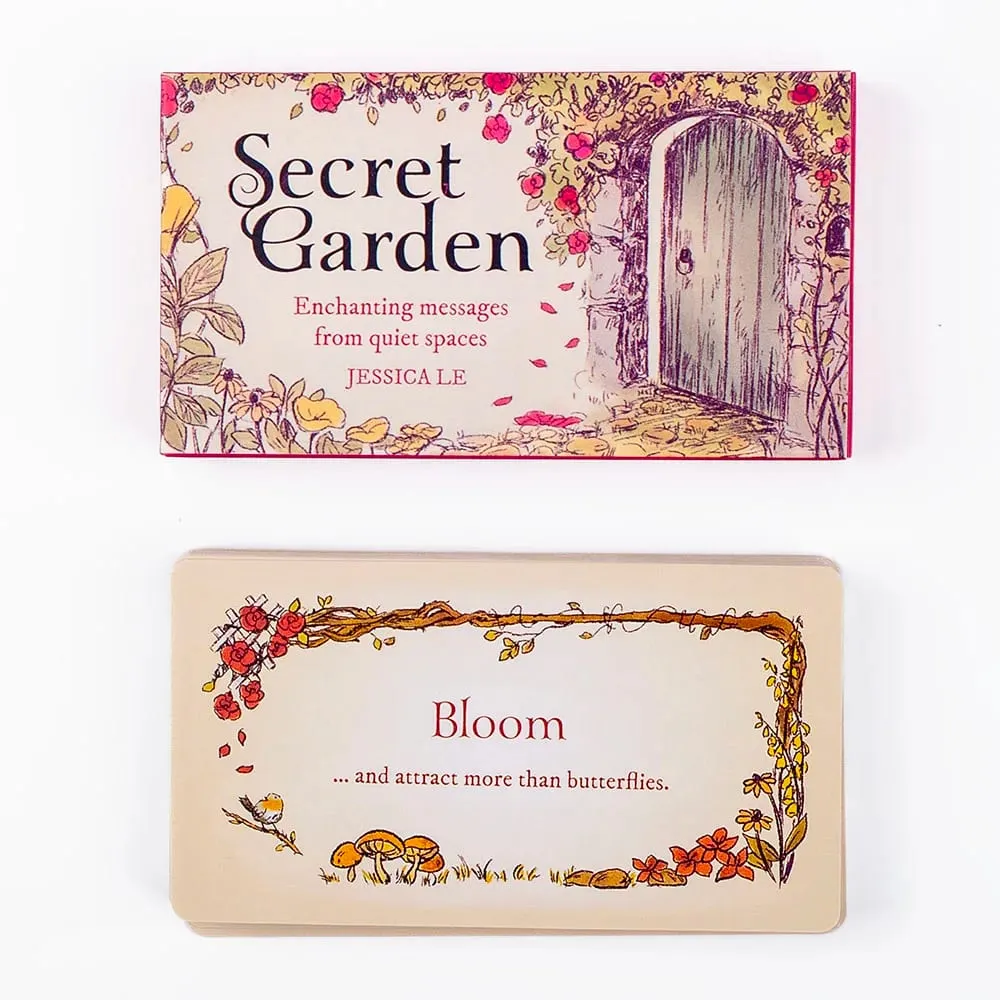 Secret Garden Board Game 40 Charming Cards with English Visions 11x6cm Encouraging Small Signs Imbued with Garden Magic — image 5