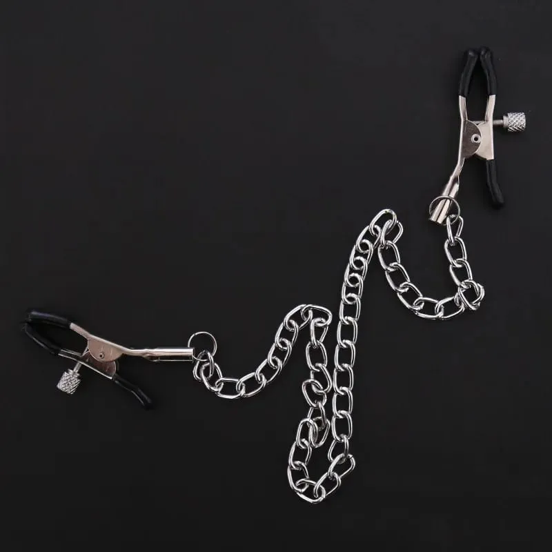 No Vibrator Nipple Clamp With Chain Nipple Clips BDSM Fetish Clamps Bondage Adult Games Couples Sex Toys For Women Products 18 — image 6