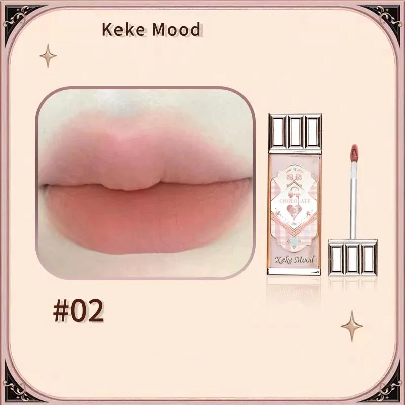 Chocolate Cloud Lip Gloss Matte Velvet Smooth Application Lip Glaze Mousse Brown Red Liquid Lipstick Makeup Lip Tint Cosmetics — image 11