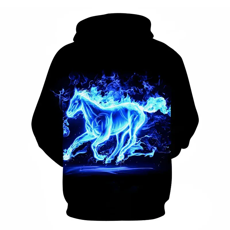 Horse Win Instant Success 3D Print Hoodies Interesting implication Animal Design Men Women Streetwear Pullover Casual Sweatshirt — image 34