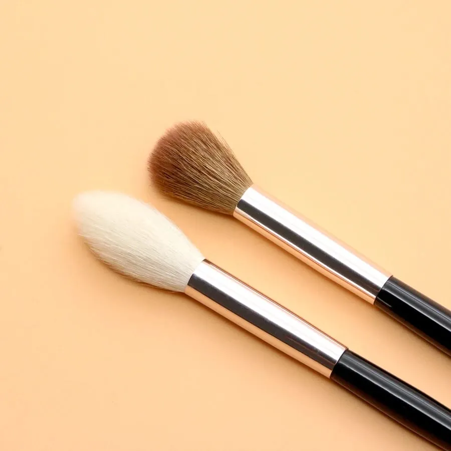 Tapered Highlighter Makeup Brushes Natural Goat Hair High Quality Face Blender Contour Make Up Brush Tools — image 6
