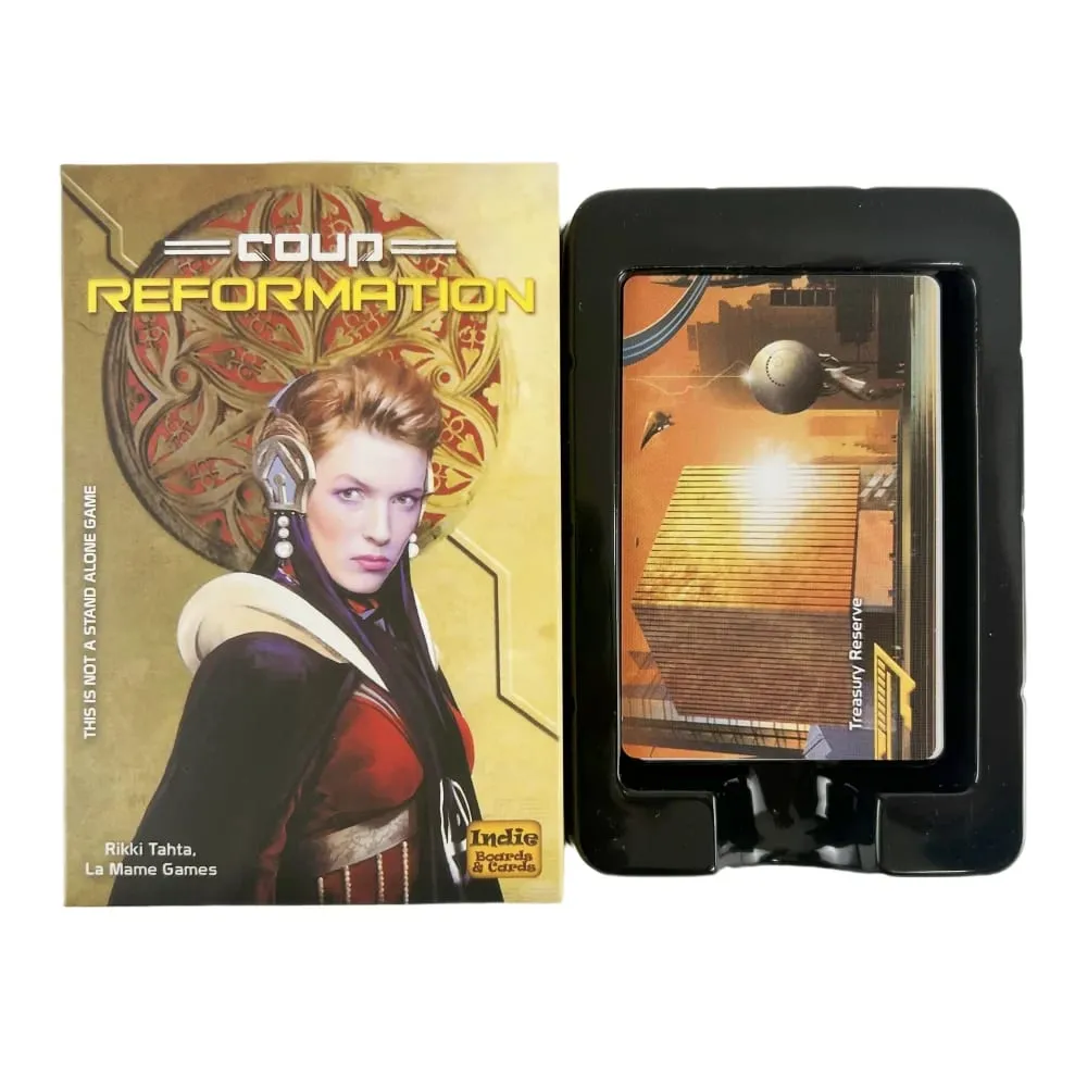 1 Box Coup | Card Game Coup Reformation 1 | 2nd Edition Expansion Holding Resistance Mission Board Game Deck — image 4