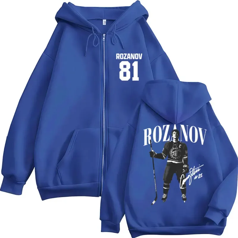 Verwarmde Rivaliteit Ilya Rozanov 81 Zip Up Hoodies Mannen Vrouwen Vintage Mode Vest Sweatshirt Losse Fleece Casual Jassen Streetwear