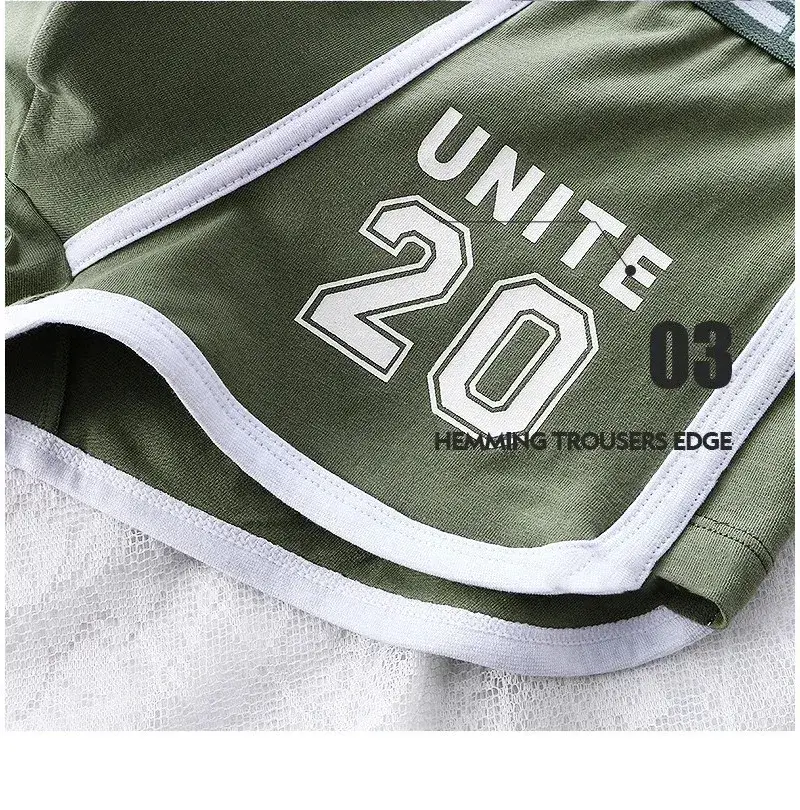 1/3pcs Men Underwear Sports Boxer Shorts Cotton Solid Color Sexy Panties Fashion Breathable Comfortable Underpants Man U Convex — image 7