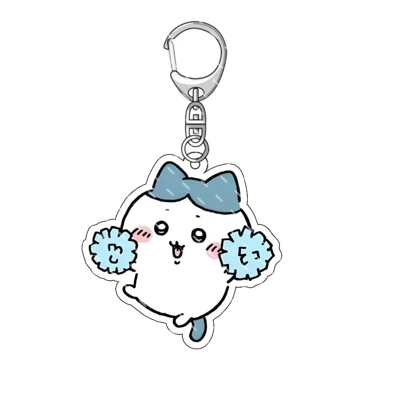 jiyi Pendant Anime Comic Acrylic Peripheral Keychain Hachiware Usagi Cute Pendant Bag Hanging Decoration Decoration
