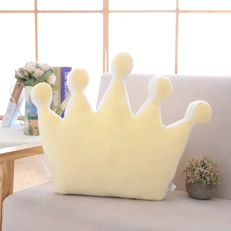 Soft Princess Crown Pillow Stuffed Sleeping Pillow Girl Room Sofa Decor Rainbow Cloud Star celebrity Studio Cushion Gift for Her — image 10