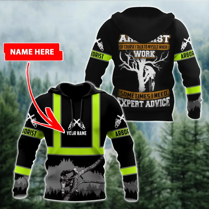 PLstar Cosmos Arborist Customized name 3D All Over Printed Fashion Men's hoodies Unisex pullover Casual Jacket Tracksuits TDD111 — image 7