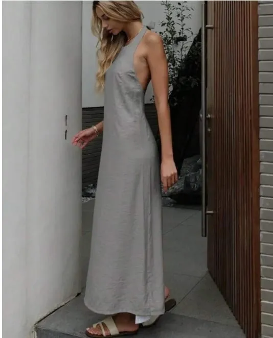 2024 Summer Women Backless Elegant Dress — image 9