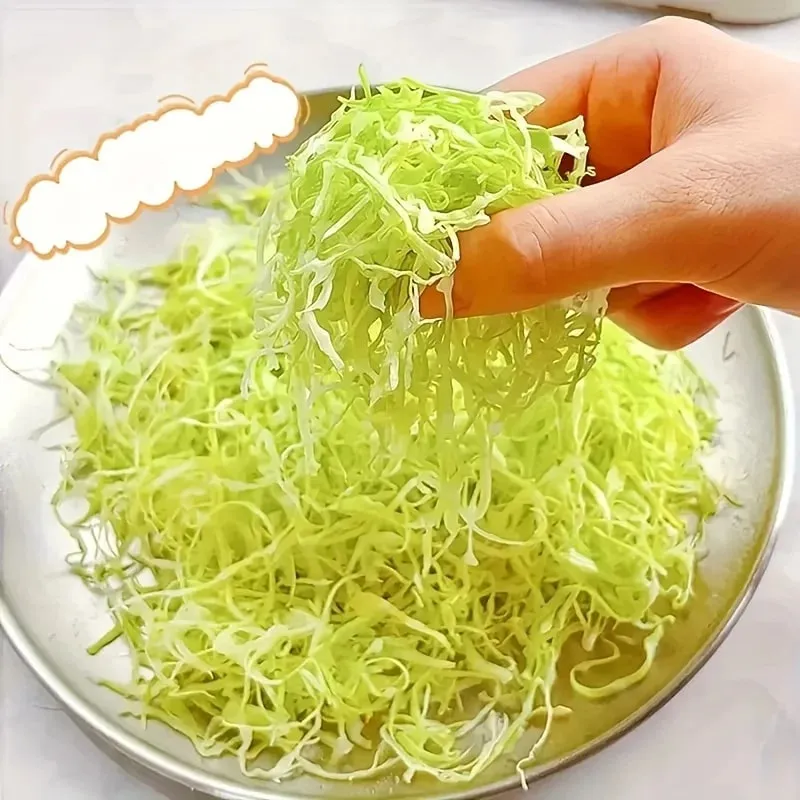 Ultra-Fine Vegetable Slicer & Shredder for Salad Cabbage Carrot - Multi-Purpose Kitchen Gadget Food Chopper for Home & Dining — image 3