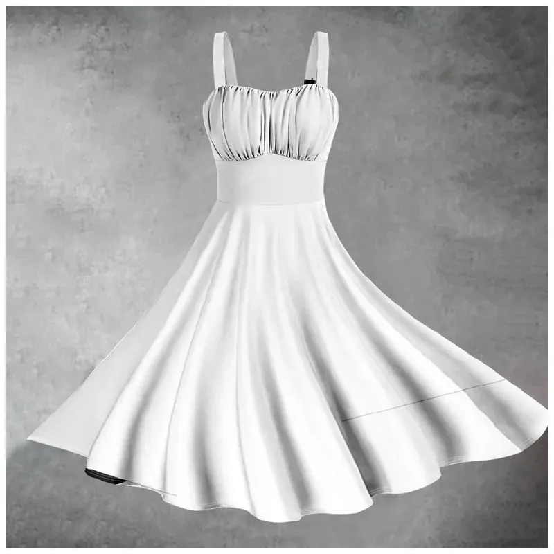 Women Summer Custom Dress ADD Your Design Customized Stretchy Slim Suspender Dresses Elegant Sexy Clothes Party Birthday Present — image 6