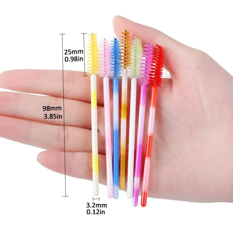 50/100Pcs Makeup Brush Eyelash Eyebrow Brushes Comb Disposable Mascara Wand Eyelashes Extension Supplies Cosmetics Make Up Tools — image 6