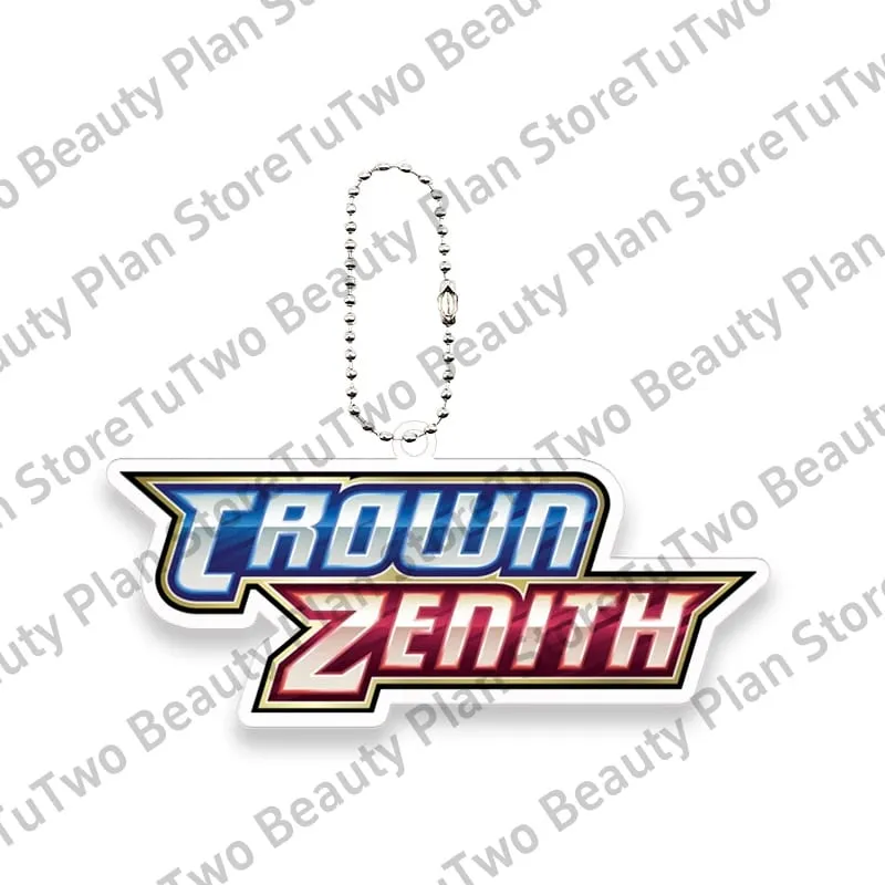 Pocket Monster Ptcg Logo Creative Acrylic Keychain Toys Scarlet and Violet Logo Diy Series Game Collection Card Pendant Kid Gift — image 22