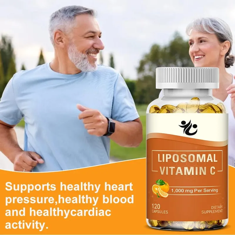 Liposomální vitamín C 1000 mg tobolky – podpora imunitní obrany produkce kolagenu záření pleti, kognitivní a oběhové zdraví — image 4
