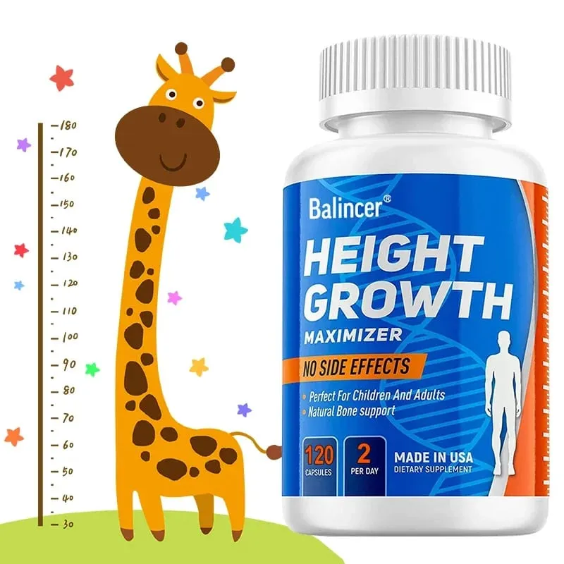Growth Capsules Height Growth Maximizer for Bone Strength Made in USA Natural Height Increase Supplement — image 4