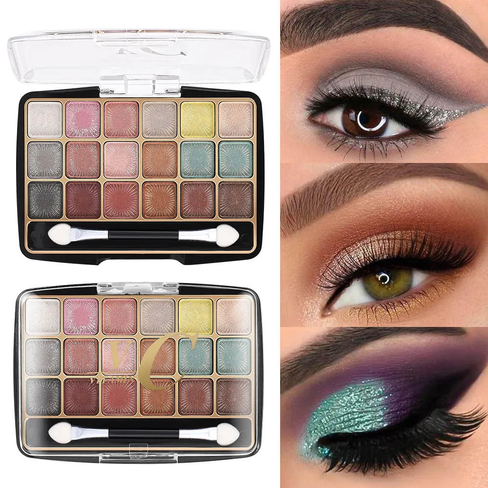 18 Colors Matte Eyeshadow palette cheap makeup Korean cosmetics Eye shadow Highlighter Long Lasting luxury makeup for women — image 4