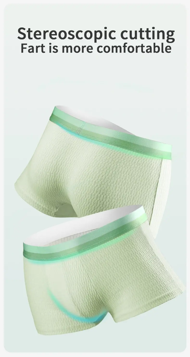 Men's cotton underwear men's boxers summer thin trend boys sports boxers antibacterial boxers
