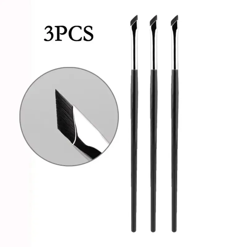 Upgrade Blade Eyeliner Brush Ultra Thin Fine Angle Flat Eyebrow Brush Liner Brow Place Makeup Brush Precise Detail Tools — image 8