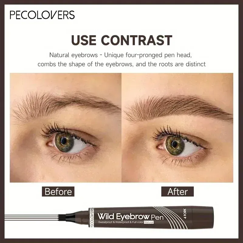 3PCS Waterproof Natural Eye Brow Pencil Matte Liquid Tint Makeup Lasting Eyebrow Tattoo Smudge-proof Cosmetic — image 7