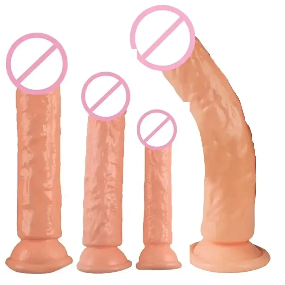 Realistic Dildos for Women Skin Feeling Realistic Penis or Female Masturbation Suction Cup Dildo Big Penis Sex Toys — image 1