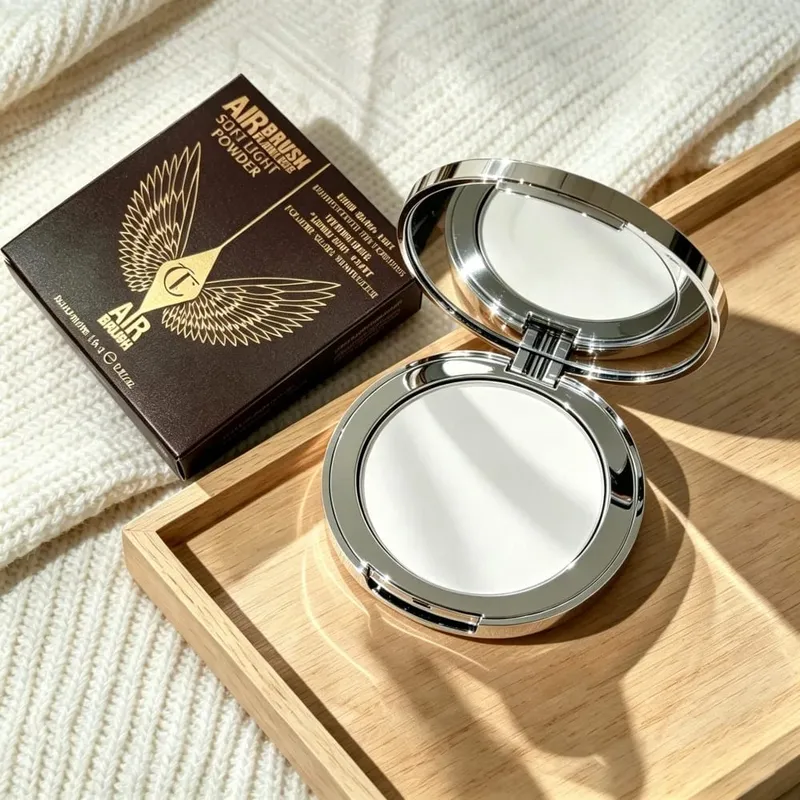 Charlotte Tilbury Matte Setting Pressed Powder 4 Colors Liquid Foundation Hollywood flawless filter CT Makeup Bag Gift Cosmetics — image 15