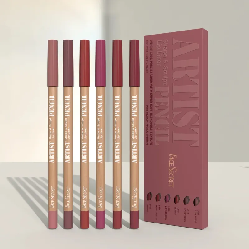 6pcs Set Nude Lip Liner Set Long-Lasting Waterproof Velvet Matte Lip Pencil Lip Makeup Berry Brown Pink — image 9
