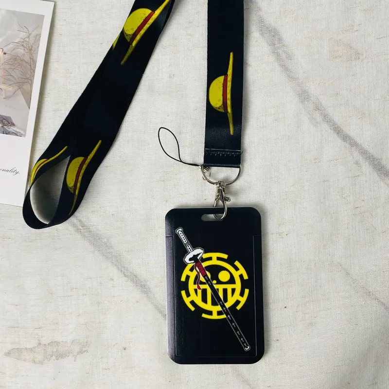 Anime Cartoon Credential Holder Keychains Neck Lanyard For Pass Card Anime Credit Card Holder Keychain Straps Wholesale — image 14