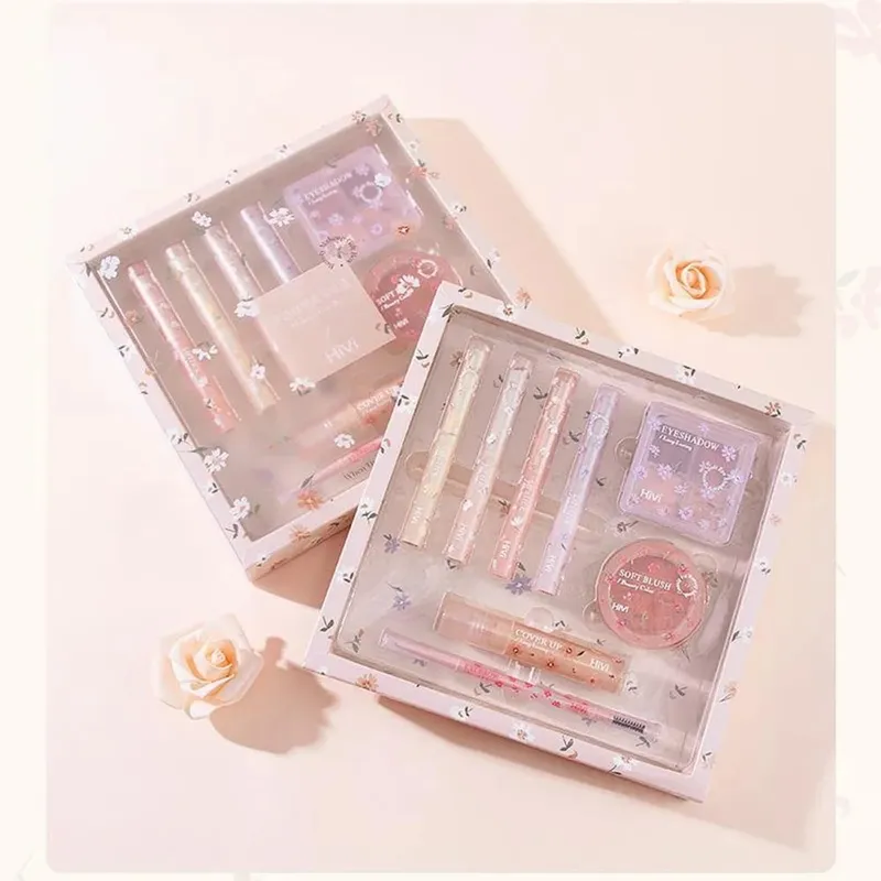 8-Piece Beauty Set with Lipstick Concealer Eyeshadow Eyebrow and Blush Makeup — image 5