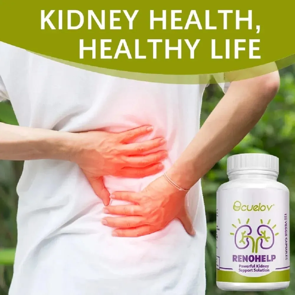Powerful Natural Kidney Support Supplement for Healthy Kidney Function Support Urinary Tract Health Vegan & Gluten Free