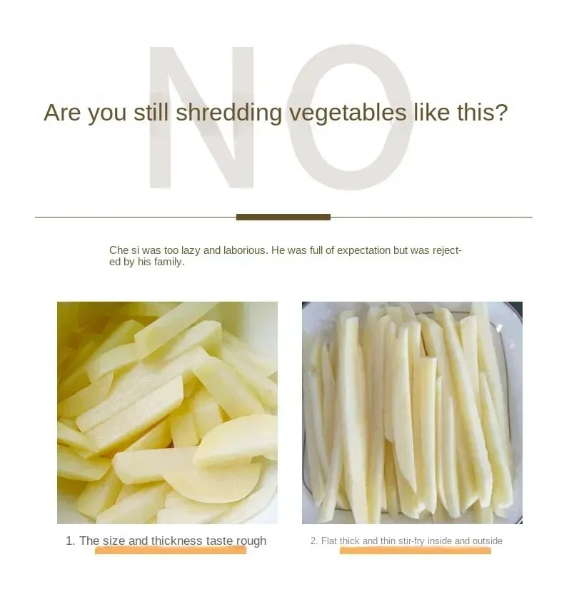 Manual Potatoes Carrots Cucumbers Slicer Stainless Steel Shredder Portable Kitchen Gadgets Kitchen Accessories Kitchen Tool — image 7