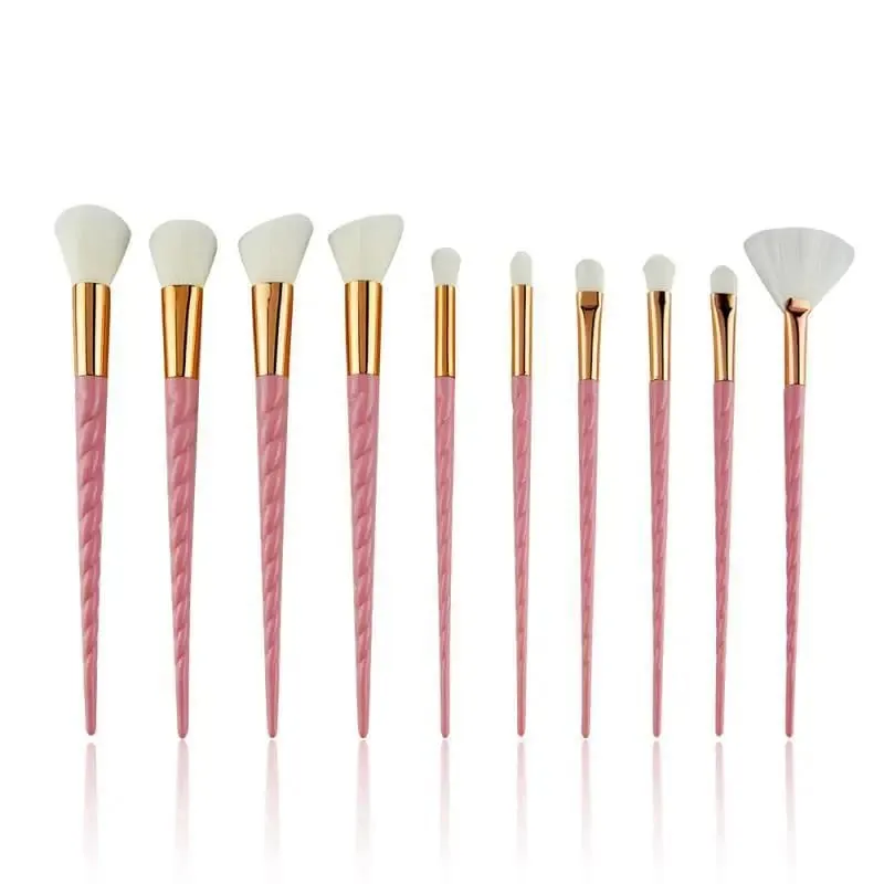 10pcs Makeup Brushes Set Soft Hair Foundation Brush Powder Blush Contour Eyebrow Eyeshadow Women Cosmetic Blending Make Up Tools — image 9