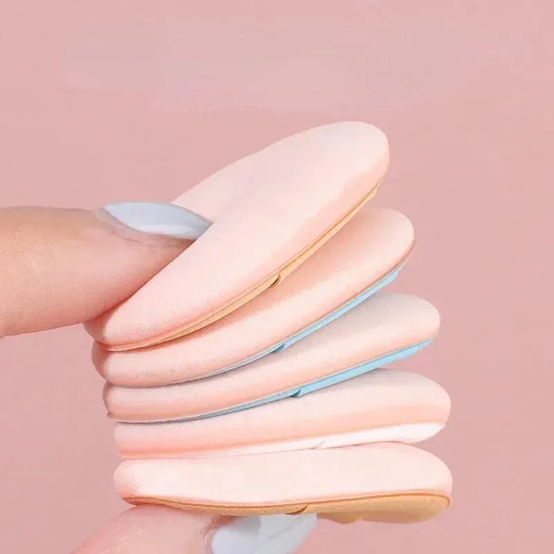 10Pcs Mini Finger Puff Foundation Small Air Cushion Powder Sponge Face Concealer BB Cream Cosmetic Applicator Makeup Tools — image 3