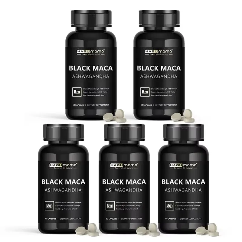 Black Maca Root + Ashwagandha Supplement for Men Stamina Control System Rock-Hard Performance Confidence Discreet Shipping — image 11