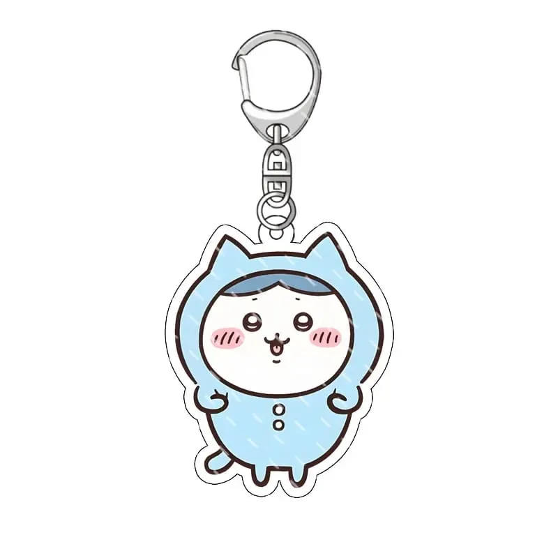 jiyi Pendant Anime Comic Acrylic Peripheral Keychain Hachiware Usagi Cute Pendant Bag Hanging Decoration Decoration