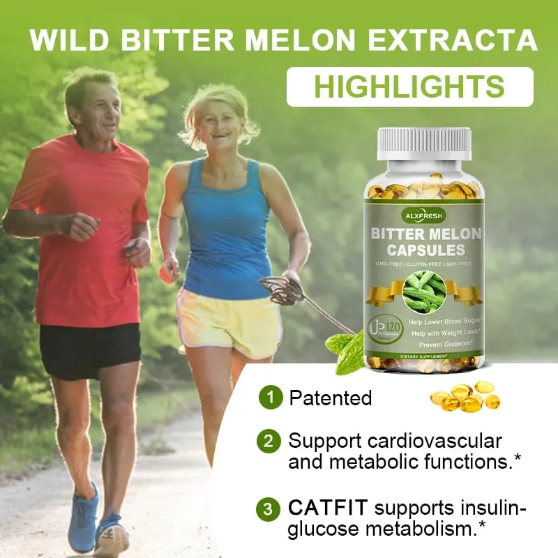 Alxfresh Extra Strength Melão Amargo 2500 mg Suplemento 16:1 Padronizado e Concentrado 100% Vegetariano Sem Glúten Não OGM — image 2