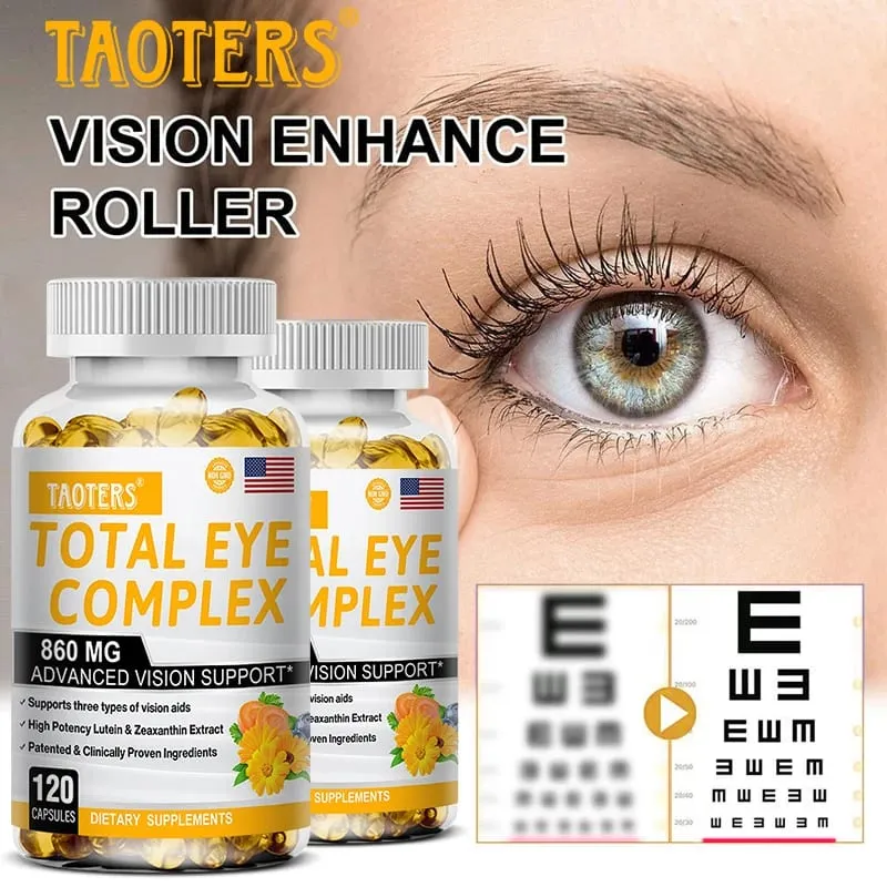 Lutein Eye Care Capsules-helps vision health myopia improves eye edema supports fatigue and helps sleep health