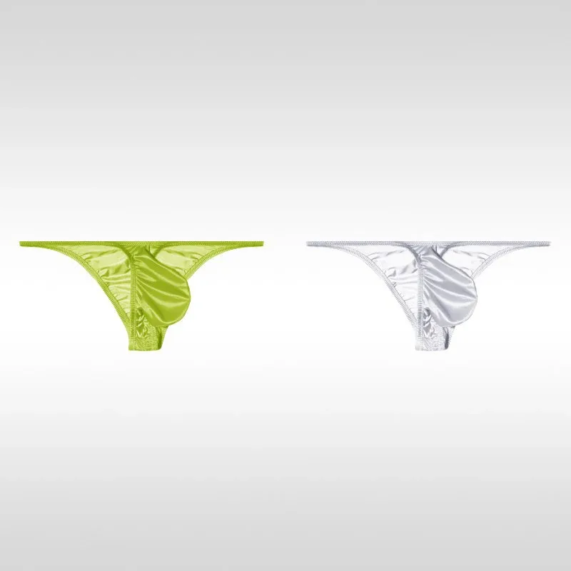 Men's Underwear Ice Silk Low Rise Sexy Bikini Briefs — image 21