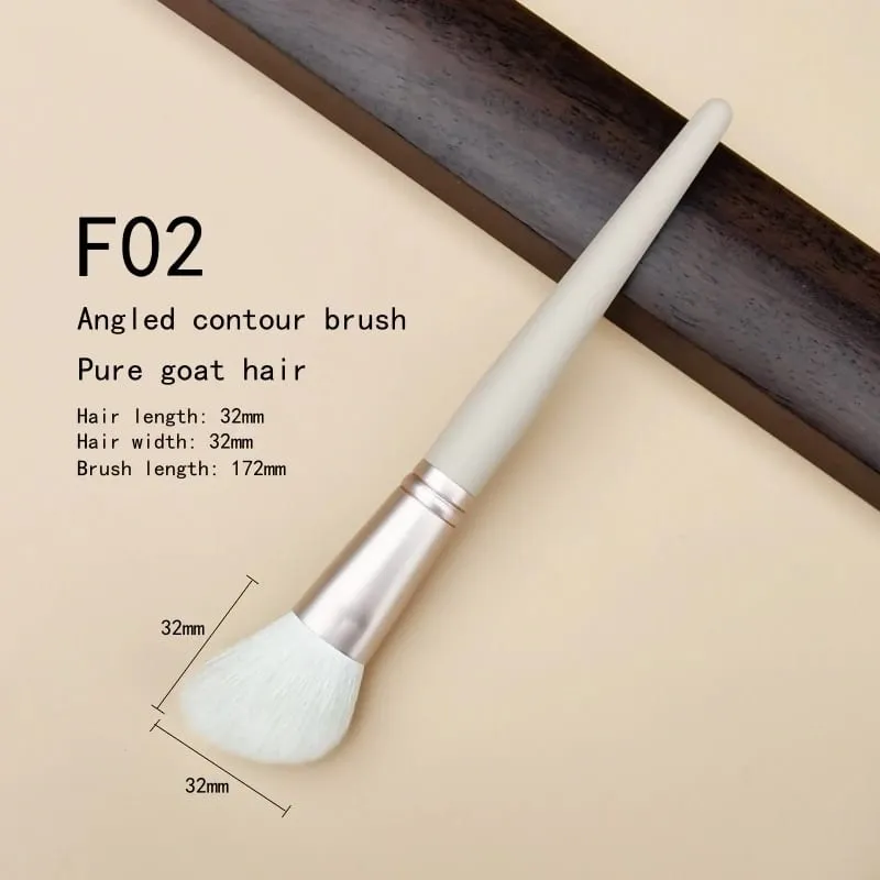 Blush Brush Bronzer Natural Goat Hair Pink Multifunctional Contour Foundation Makeup Brushes Beauty Tools — image 4
