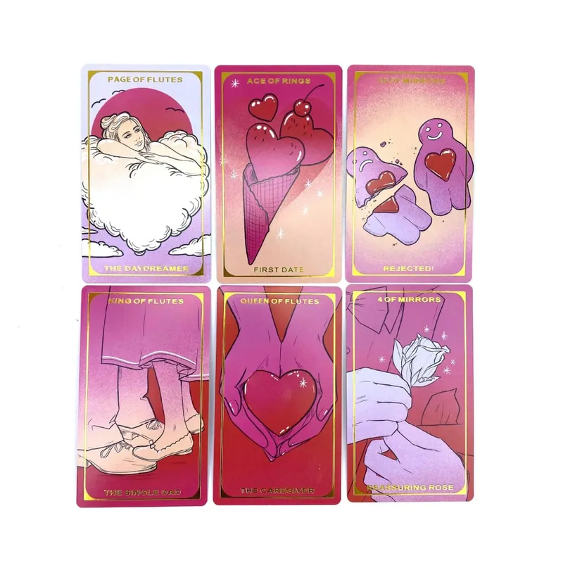 12x7cm The Final Rose Tarot Cards Paper Manual Card Games — image 2