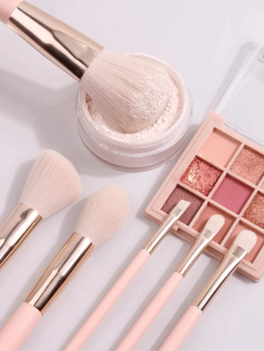 11pcs High-End Professional Makeup Brushes Set with Bucket Blush Powder Eyeshadow Eyebrow Foundation Beauty Makeup Tool Brochas