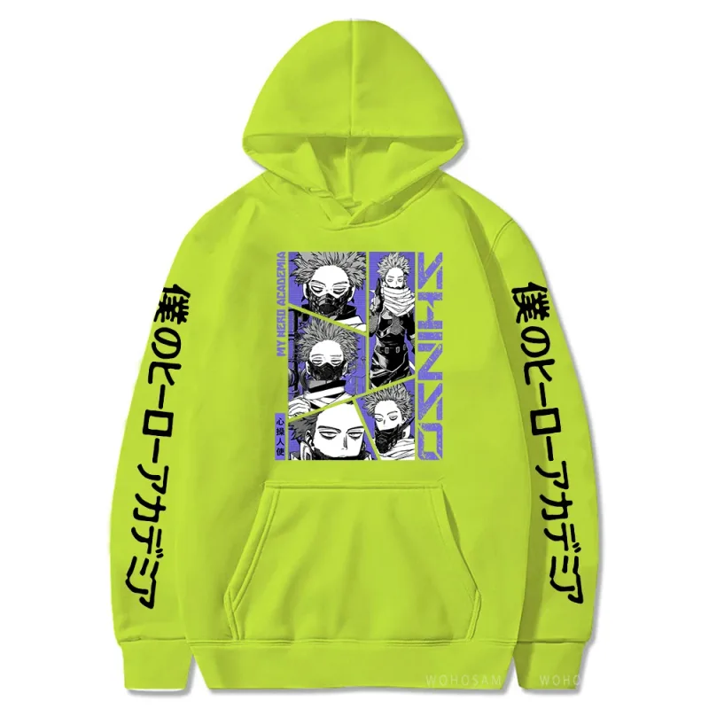 Anime My Hero Academia Hoodies Shinso Hitoshi Print Pullover Sweatshirts Harajuku Cartoon Style Crewneck Women Men Street Hoody — image 12