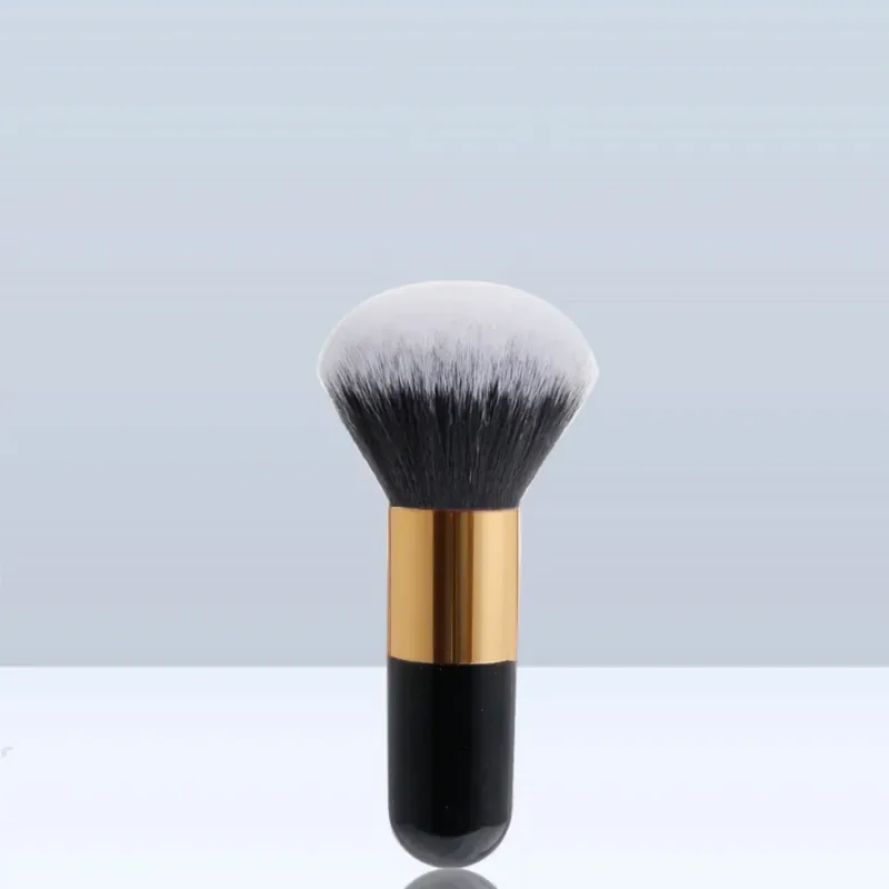 Large Round Handle Powser Brush Black Makeup Brushes Fluffy Soft Professional Powder Foundation Blush Brush Cosmetic Accessories