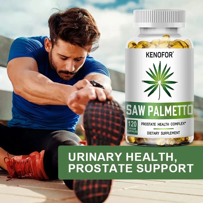 Saw Palmetto Extract Prostate Health Supplement Hair Growth Support To Help Maintain Normal Urination Frequency Vegan Capsules — image 4