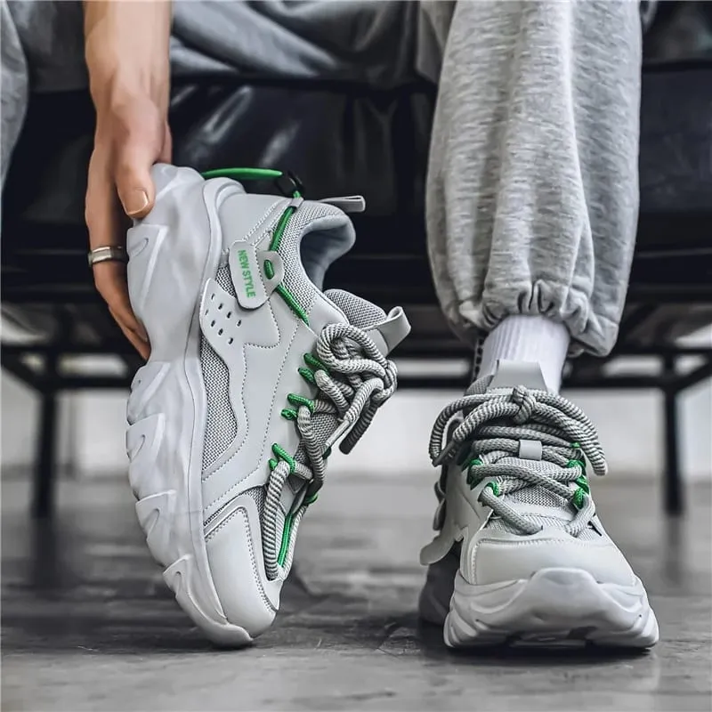 Men's Shoe Breathable Thick Soled Casual Sneakers Outdoor Running Four Seasons New Tennis Men Soft Soles Comfort Male Sneakers — image 5