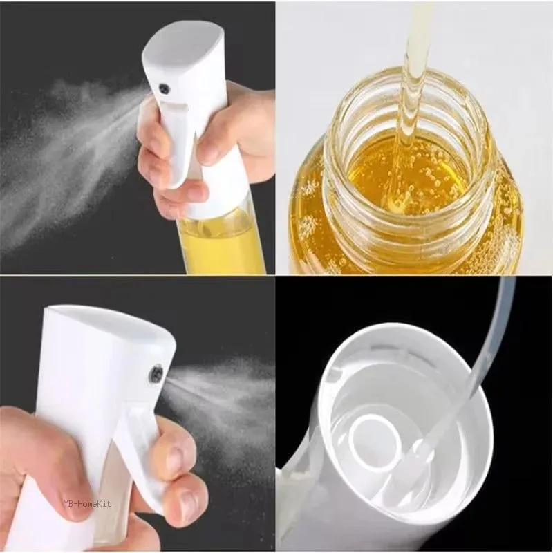 Oil Spray for Cooking - Olive Oil Dispenser Bottle Sprayer Mist-Reusable Food Grade Oil Vinegar Spray Bottle Kitchen Accessories