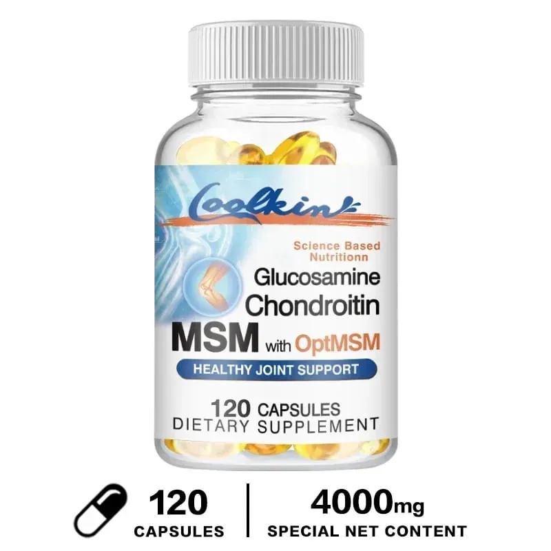 Glucosamine Chondroitin MSM and OptiMSM - Promotes Skin Nail and Joint Health — image 9