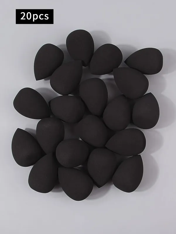 Multi-Specification Best-Selling Black Makeup Sponge Beauty Egg Set High Resilience and No Powder Sticking Facial Makeup Tools