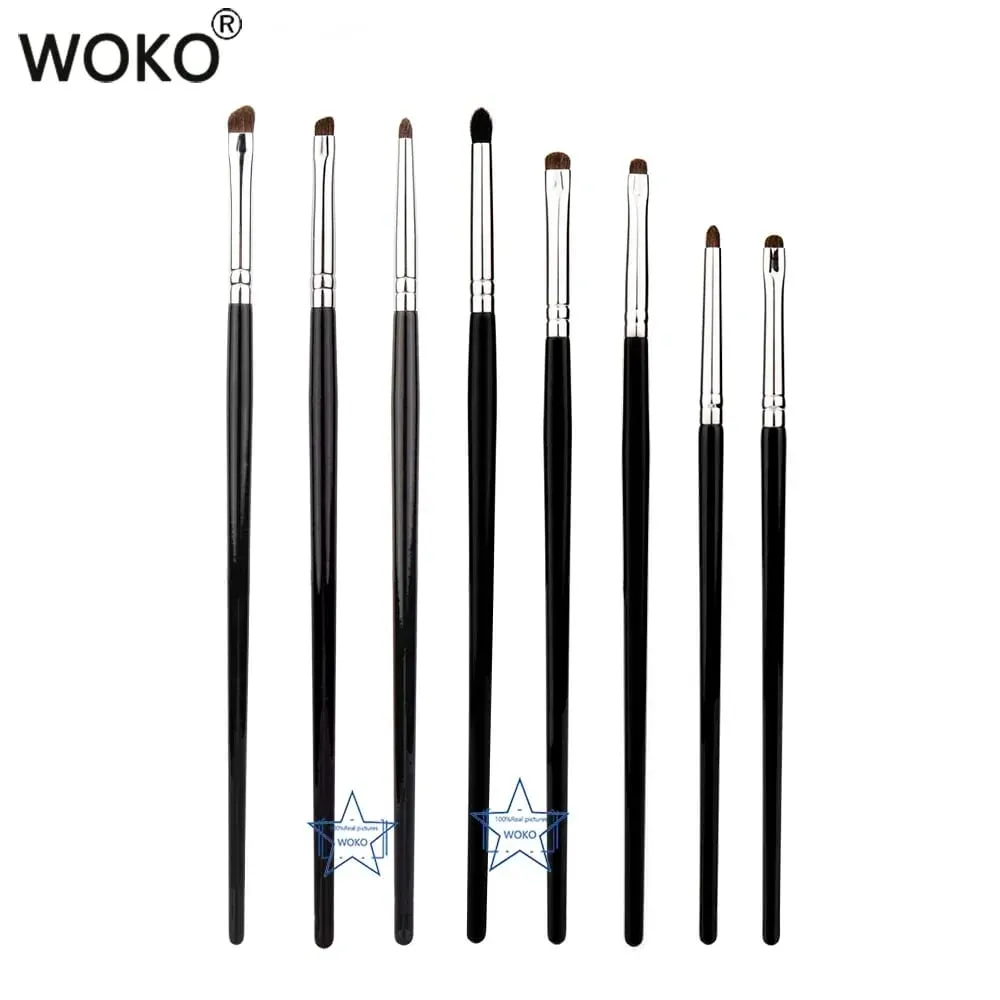 Small Smoky Liner Makeup Brushes Eyeliner Smudge Brush Precision Smudge Makeup Brush Horse Hair Eyeshadow Smudge Brush — image 1