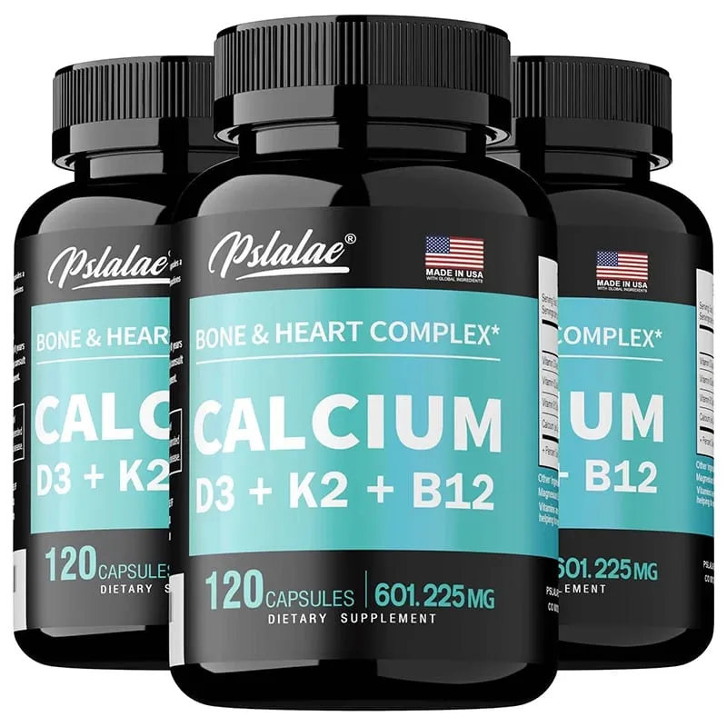 Calcium Supplement with Vitamin D3 K2 B12 - Supports Bone Health Relieves Bloating Immune System Improves Absorption — image 11