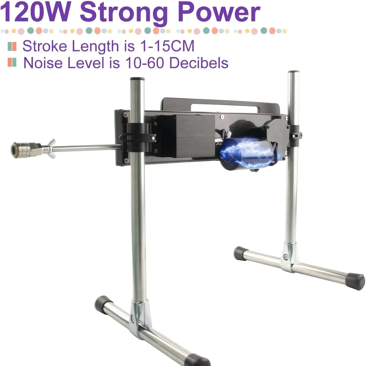 Műpénisz-120W-os automata műpéniszgép 3-15cm szuper csendes maszturbáló műpénisz szexgép felnőtt pár szexuális játék női férfi szexjáték — image 4